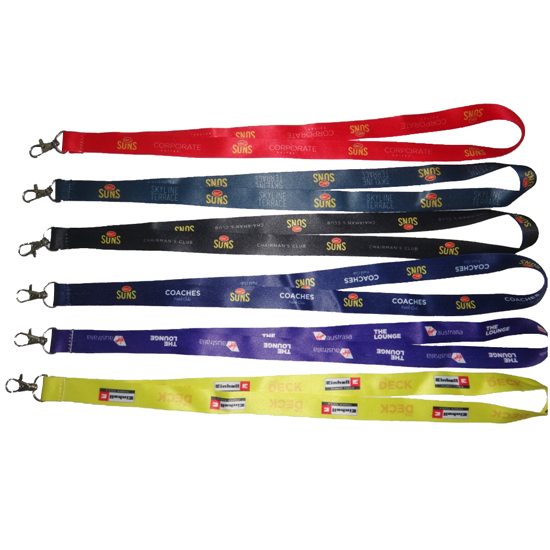 Fashion cute heat transfer printing lanyard